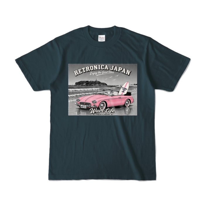 カラーTシャツ - S - デニム (濃色)