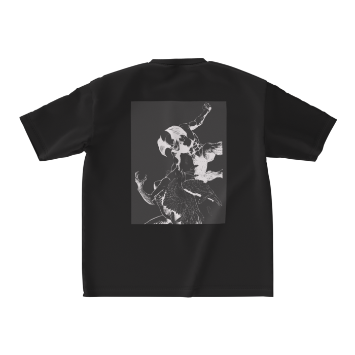 ビッグシルエットTシャツ - M - 背面