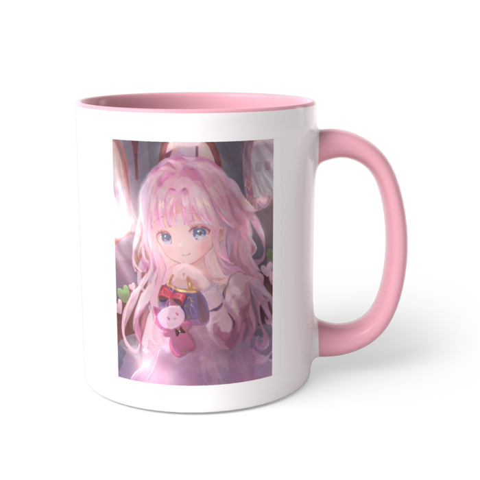 ツートンカラーマグカップ - 直径 8.2cm / 高さ 9.5cm