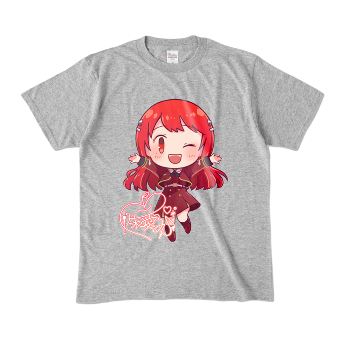 カラーTシャツ - M - 杢グレー (濃色)