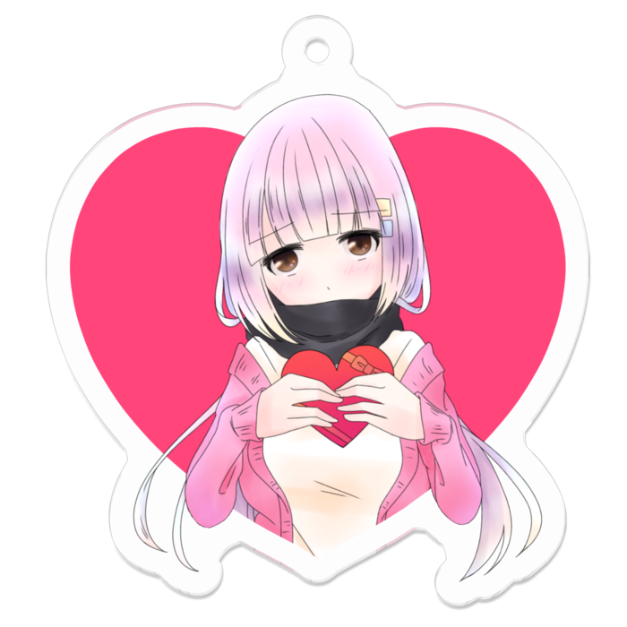 アクリルキーホルダー - 50 x 50 (mm)