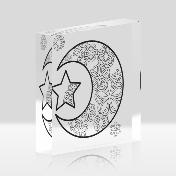 アクリルブロック - 100x100mm