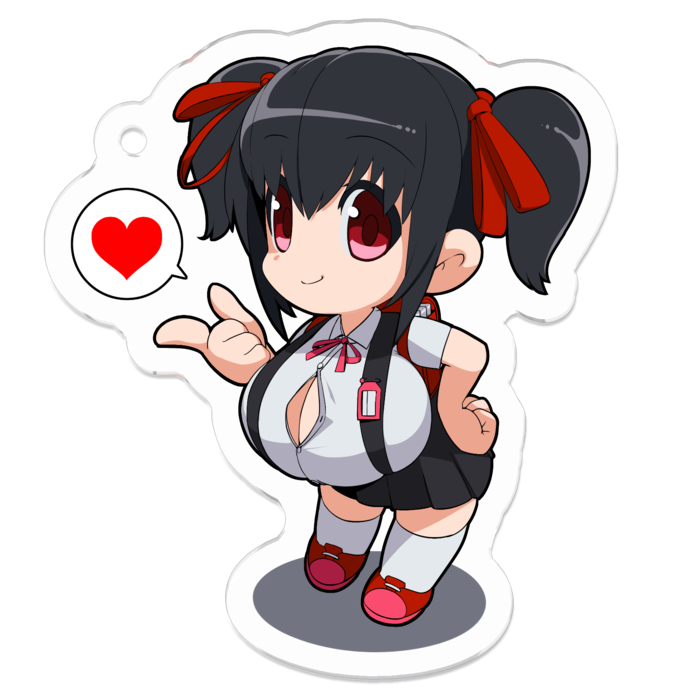 乳ガキ 黒葉らいち アクリルキーホルダー Blackrosemmd Booth 乳ガキ 黒葉らいち アクリルキーホルダー Blackrosemmd Booth