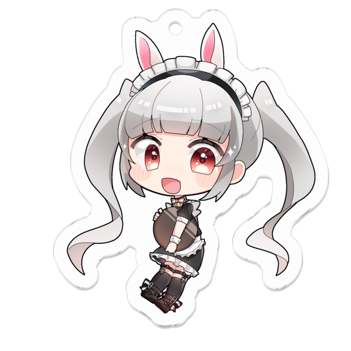 アクリルキーホルダー（コーティング） - 50 x 50 (mm)