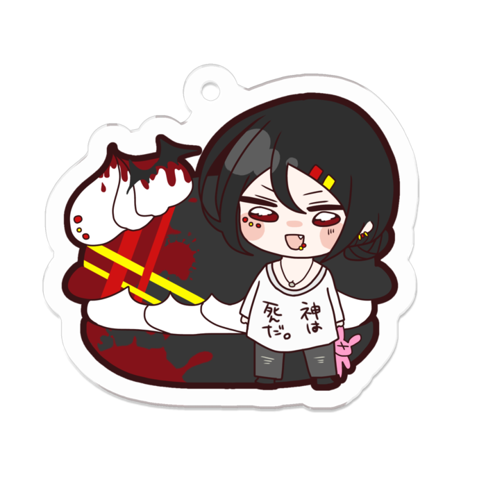 アクリルキーホルダー - 50 x 50 (mm)