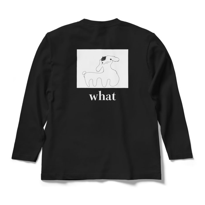 ロングスリーブTシャツ - M - ブラック