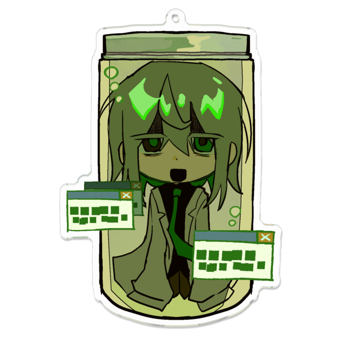 アクリルキーホルダー - 100 x 100 (mm)