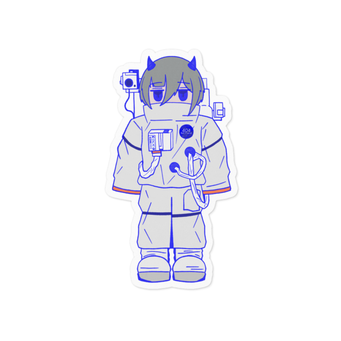 青色 - 100 x 100 (mm)