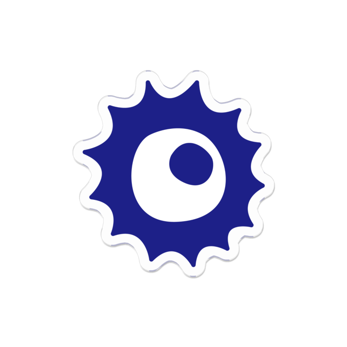 アクリルバッジ - 50 x 50 (mm)
