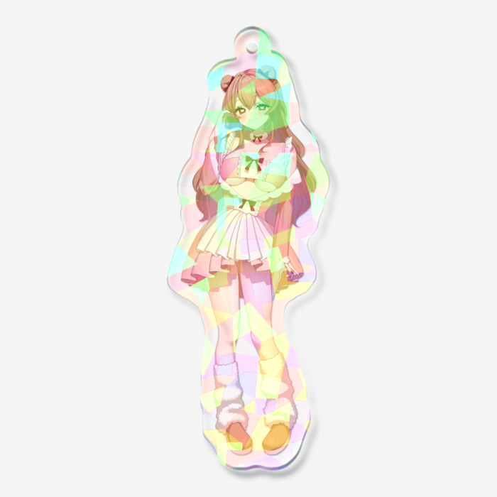ホログラムアクリルキーホルダー - H70mm
