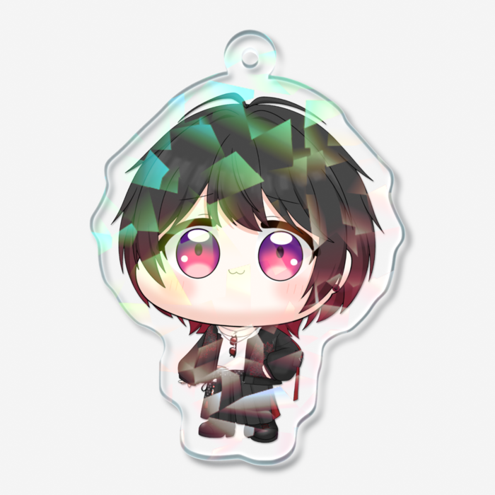 ホログラムアクリルキーホルダー - 50 × 50mm