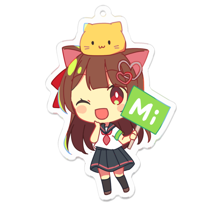 藍ちゃん×にゃんぷっぷー - 70 x 70 (mm)