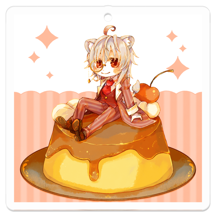 アクリルキーホルダー - 50 x 50 (mm)