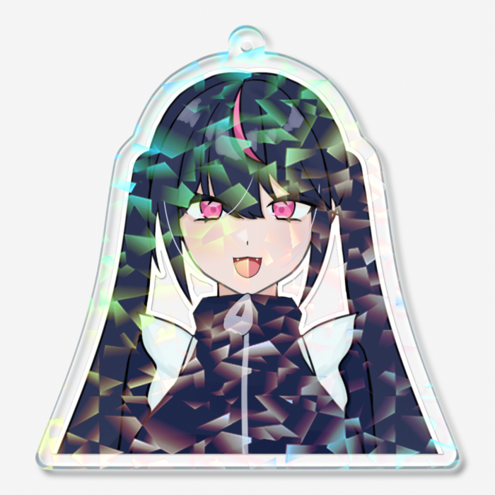 ホログラムアクリルキーホルダー - 70 × 70mm