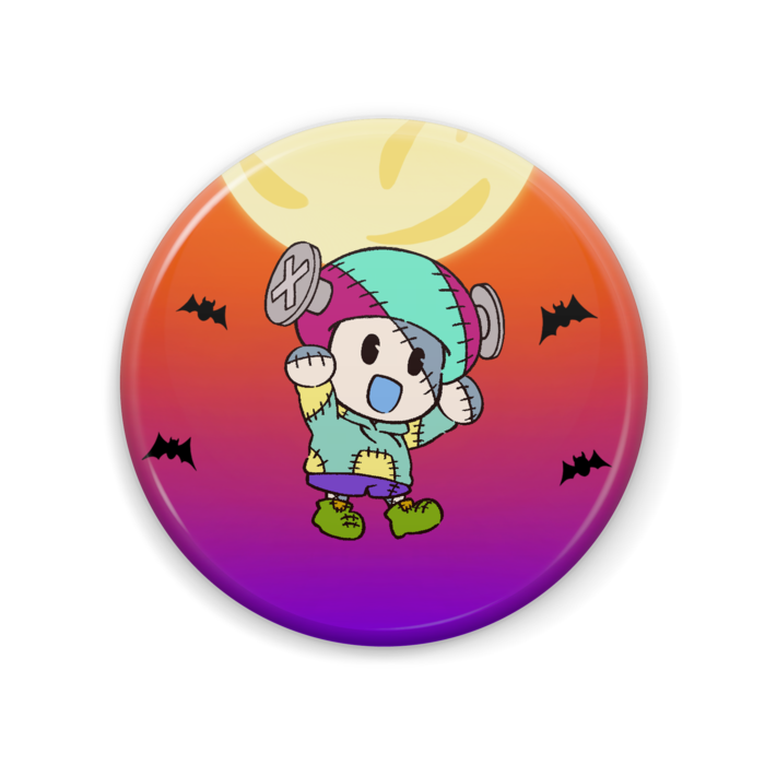 たちばな【ハロウィン】缶バッジ 57mm