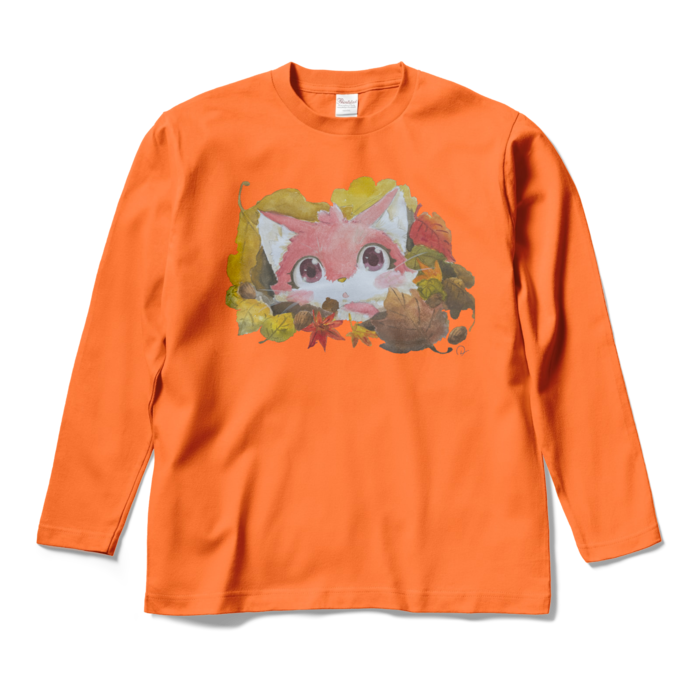 ロングスリーブTシャツ - M - オレンジ