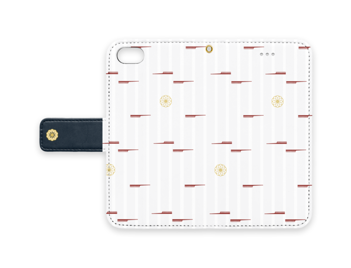 手帳型iPhoneケース - iPhone 8 / 7 - ストラップ穴 あり