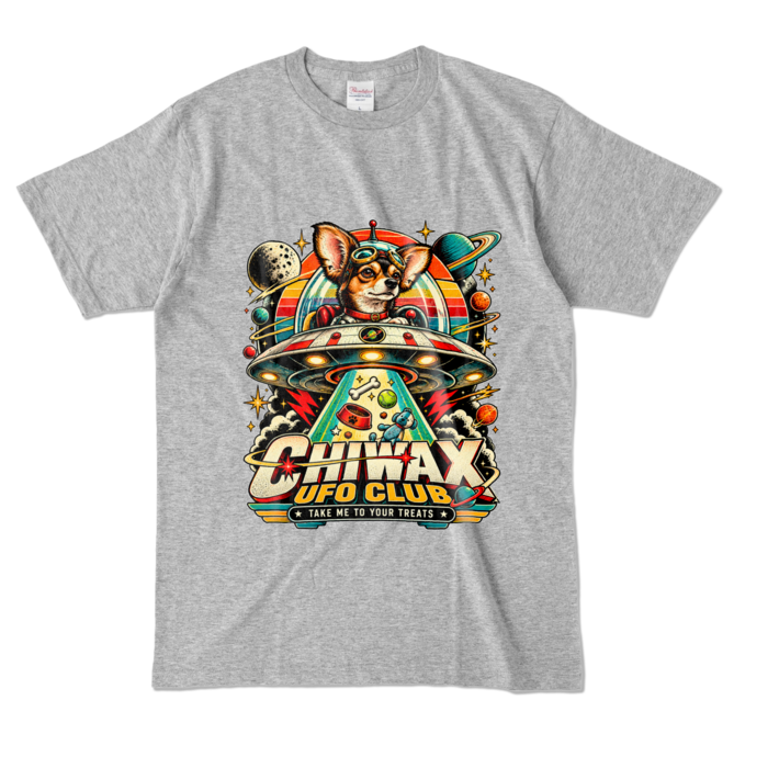 カラーTシャツ - L - 杢グレー （濃色）