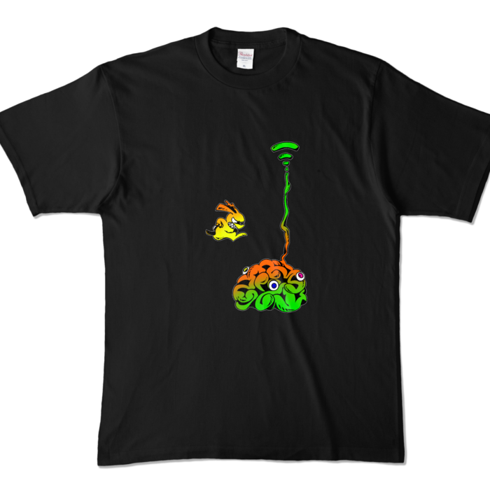 カラーTシャツ - XL - ブラック (濃色)(4)