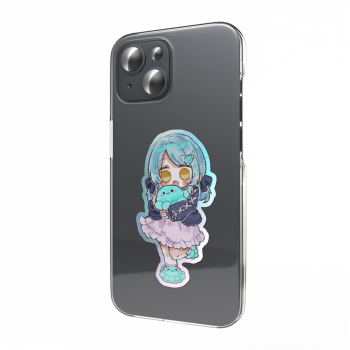 オーロラスマホステッカー - 縦