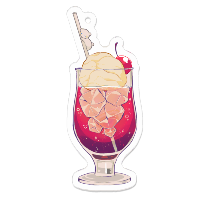 アクリルキーホルダー - 70 x 70 (mm)