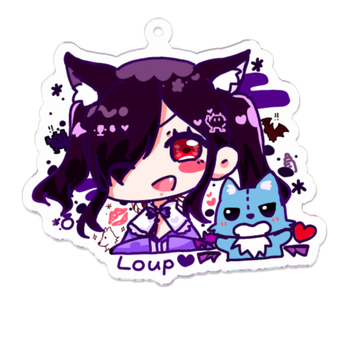 アクリルキーホルダー - 70 x 70 (mm)