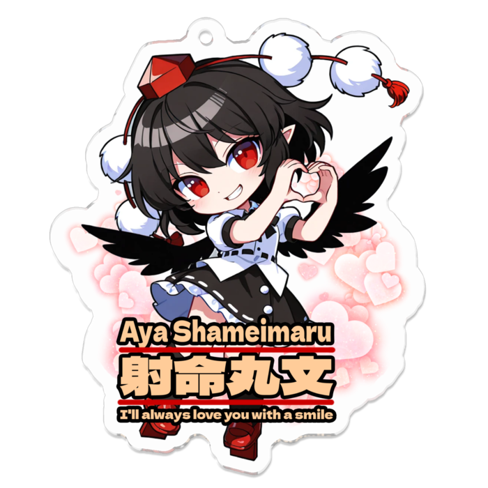 アクリルキーホルダー - 70 x 70 (mm)