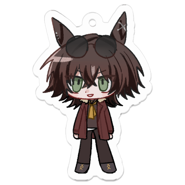 アクリルキーホルダー - 50 x 50 (mm)