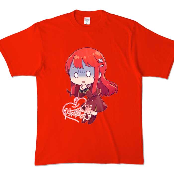 カラーTシャツ - XL - レッド (濃色)