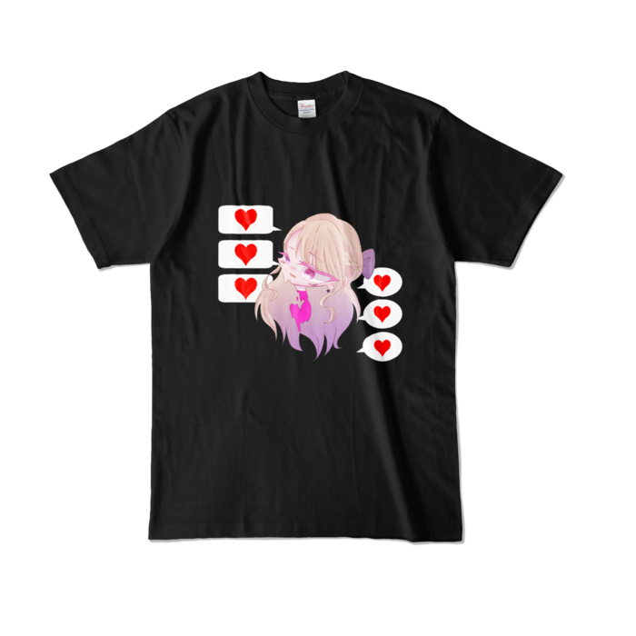 カラーTシャツ - L - ブラック (濃色)