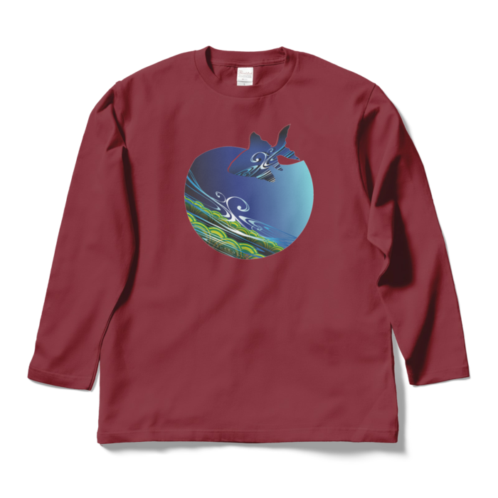 ロングスリーブTシャツ - L - バーガンディ