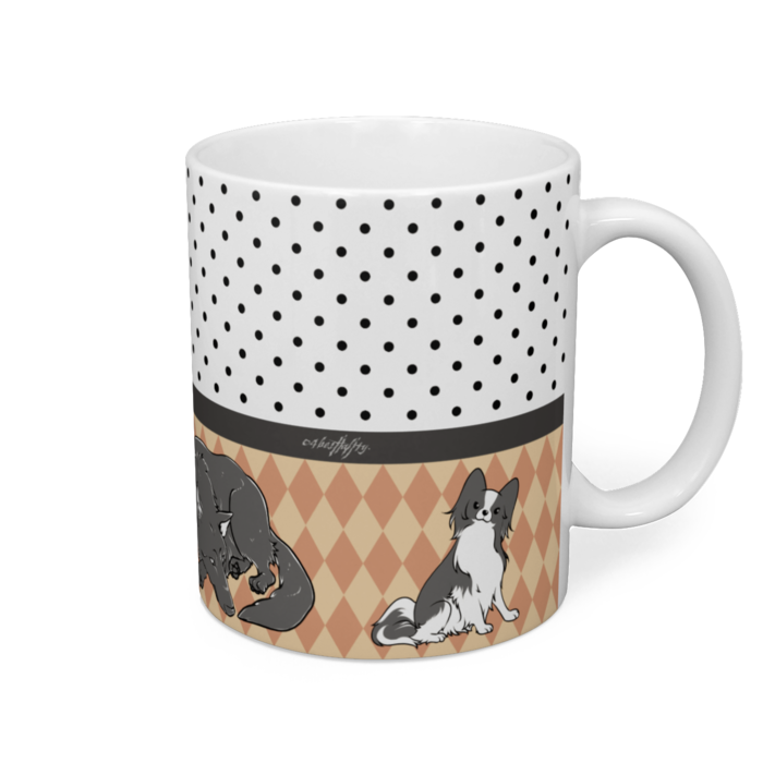 マグカップ - 直径 8 cm / 高さ 9.5 cmゴマ