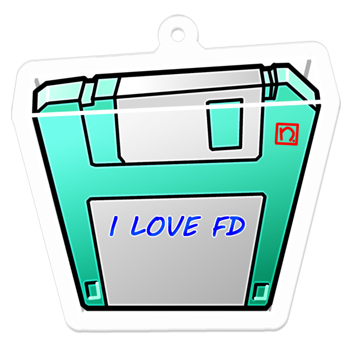 アクリルキーホルダー - 50 x 50 (mm)