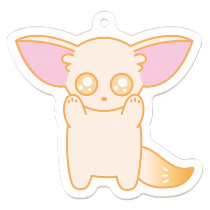 アクリルキーホルダー（コーティング） - 50 x 50 (mm)