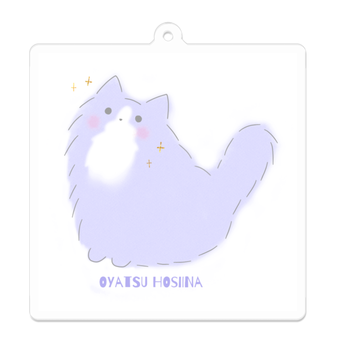 アクリルキーホルダー - 70 x 70 (mm)