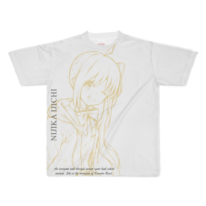 フルグラフィックTシャツ - XL - 正面印刷のみ