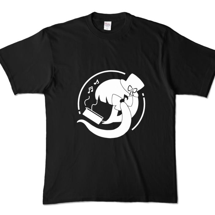 カラーTシャツ - XL - ブラック(白ロゴ)