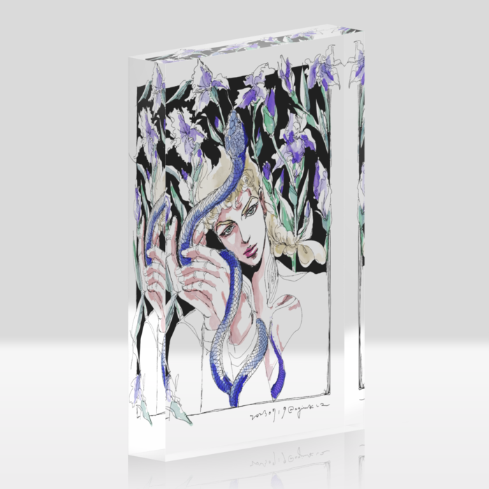 アクリルブロック - 100x148mm(Gio with iris)