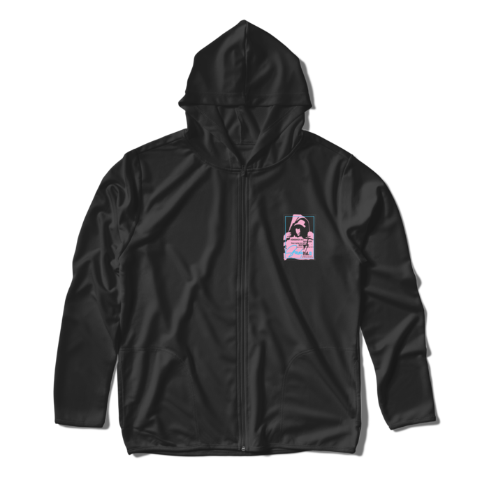 ジップパーカー - L - ブラック