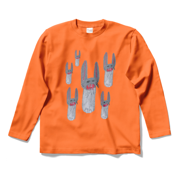 ロングスリーブTシャツ - S - オレンジ