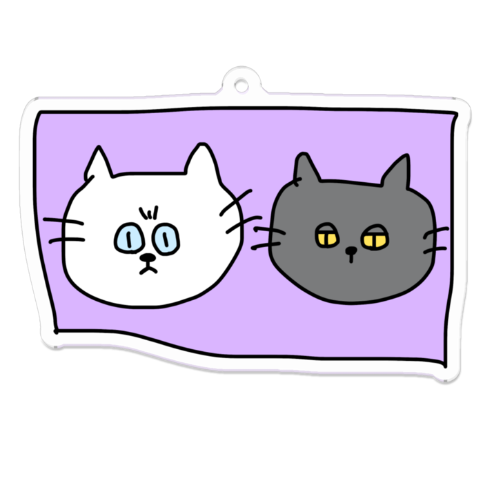 アクリルキーホルダー - 70 x 70 (mm)