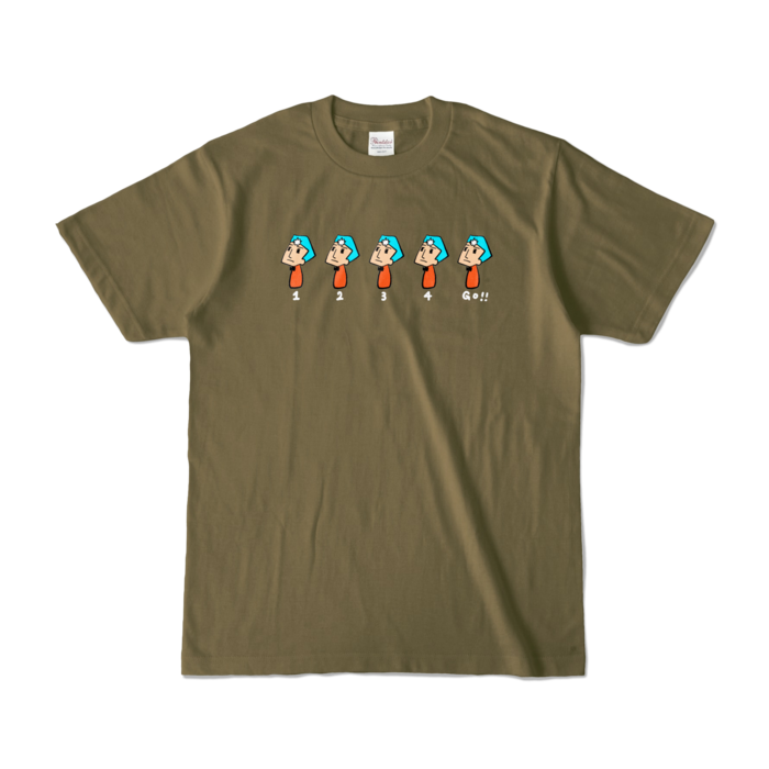 カラーTシャツ - S - オリーブ (濃色)