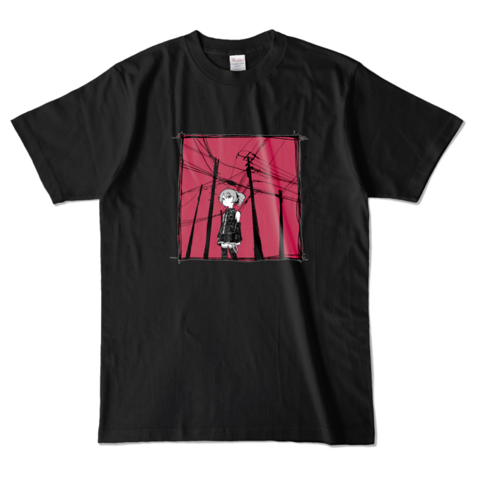 カラーTシャツ - L - ブラック (濃色)