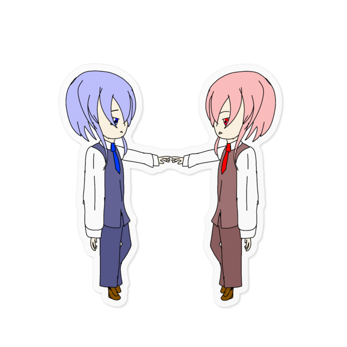 ステッカー - 100 x 100 (mm)