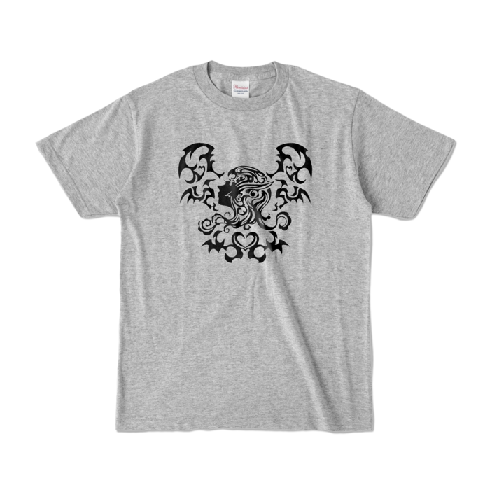 カラーTシャツ - S - 杢グレー (濃色)