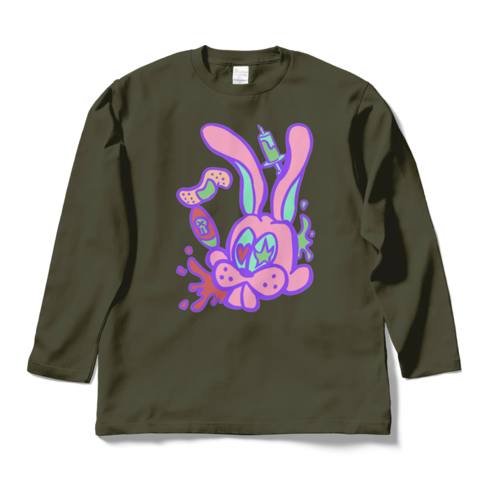 ロングスリーブTシャツ - L - アーミーグリーン