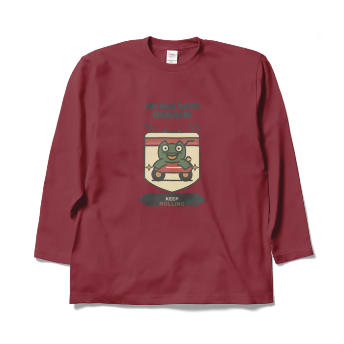 ロングスリーブTシャツ - XL - バーガンディ