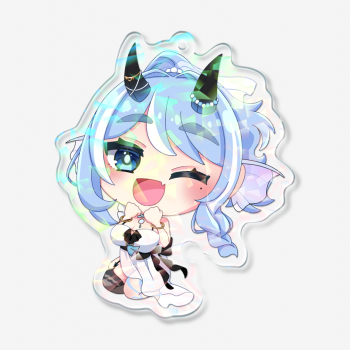 ホログラムアクリルキーホルダー - 70 × 70mm