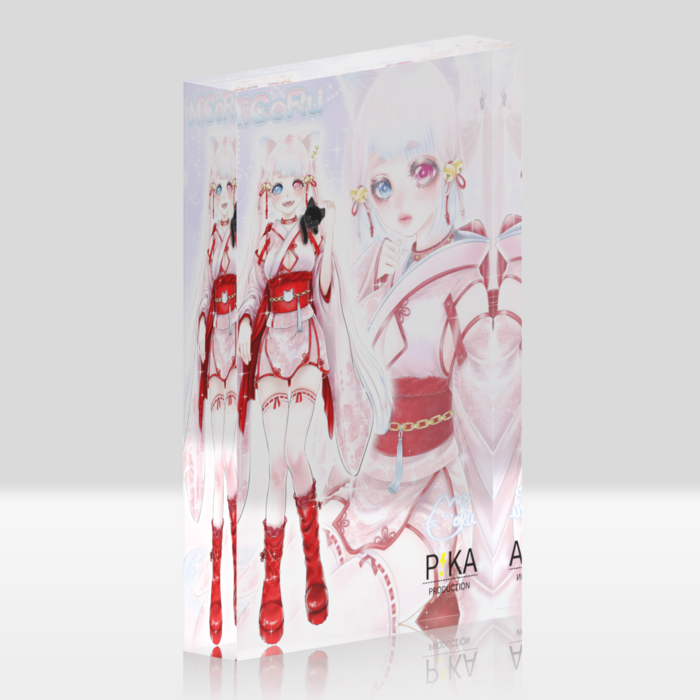 アクリルブロック透明 - 100x148mm