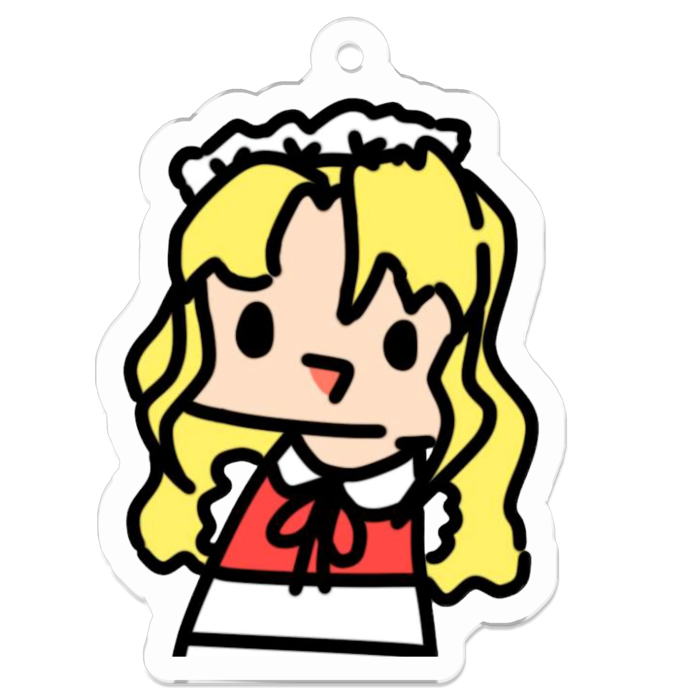 アクリルキーホルダー - 50 x 50 (mm)